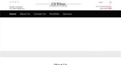 Desktop Screenshot of gbwilson.com
